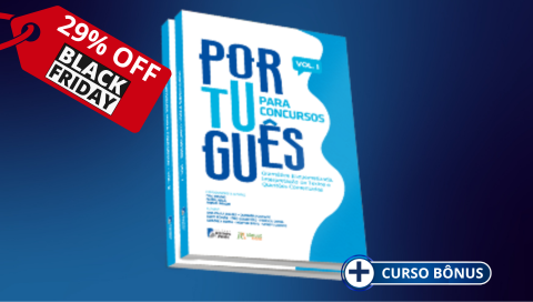 LIVRO: Português para Concursos + Videoaulas + Curso de Redação Bônus